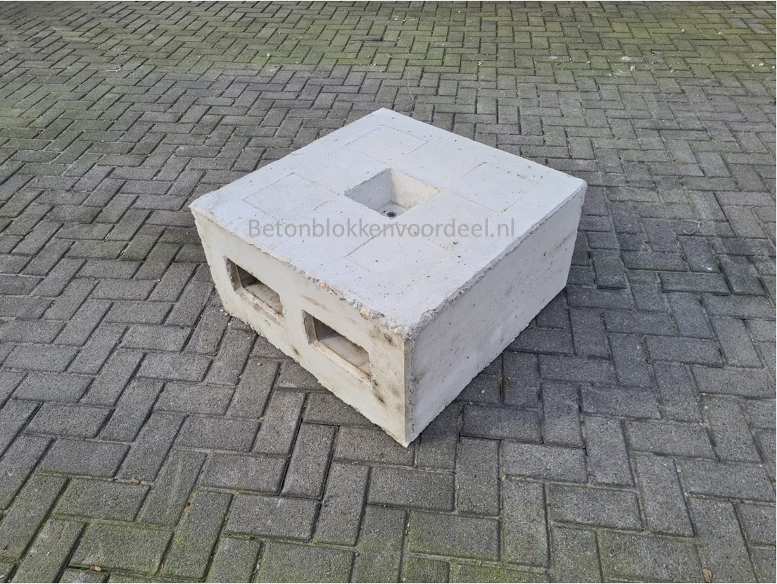 ballastblok 80x80x40 glad wm