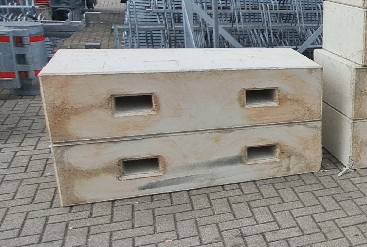 160x40x80 uitsparingen