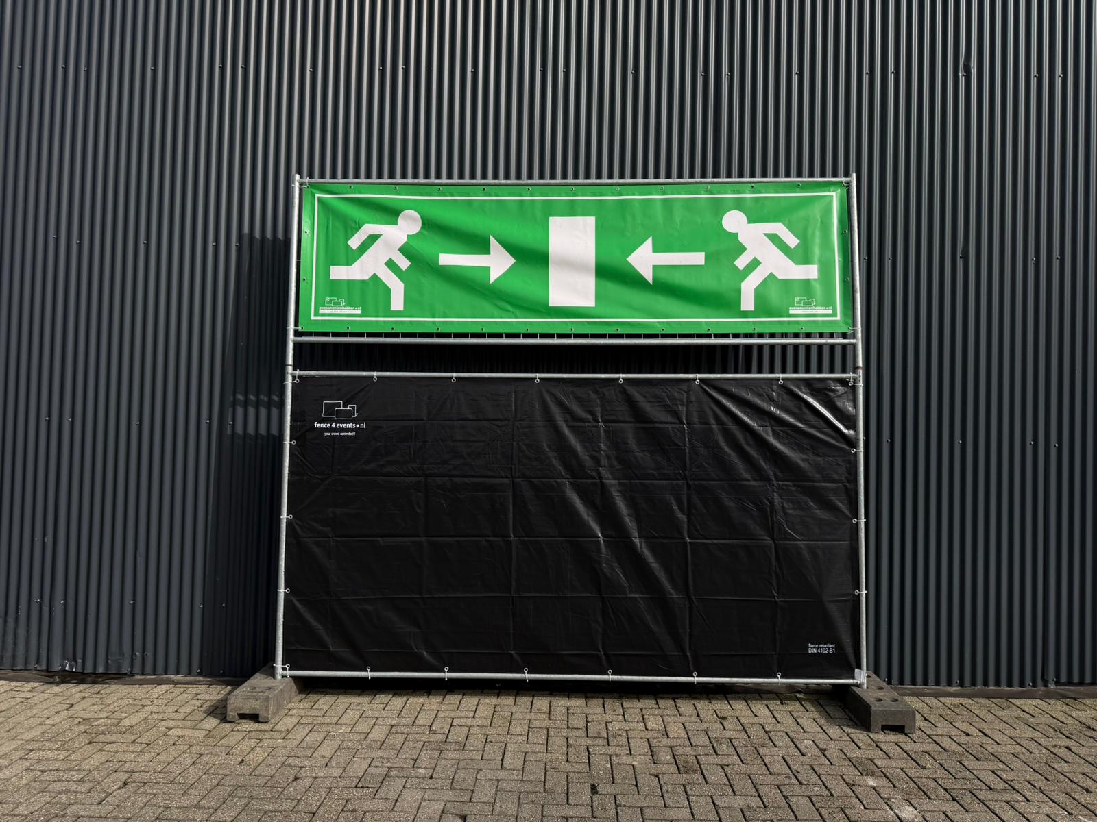 banner nooduitgang f4e