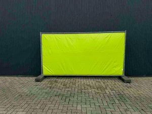 groen gezeild bouwhek f4e